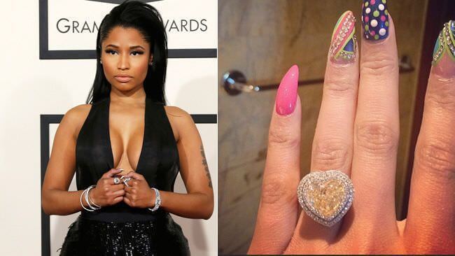 Nicki Minaj Celebrity Engagement Ring
