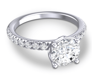 Classic Mallika Custom Engagement Ring